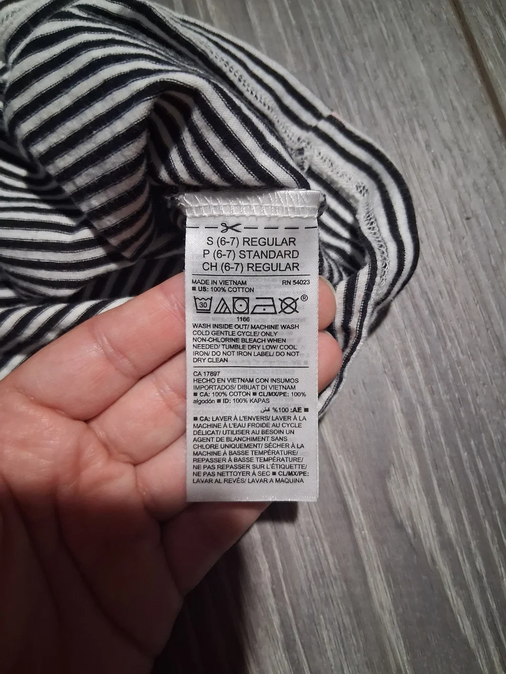 Old Navy Black and White Striped Girls' Casual Dress